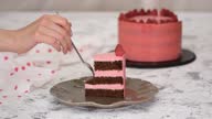istock Chocolate And Raspberry Mousse Cake. Sweet food. 1340706147