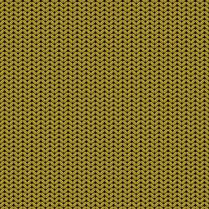 yellow seamless vector knitted background