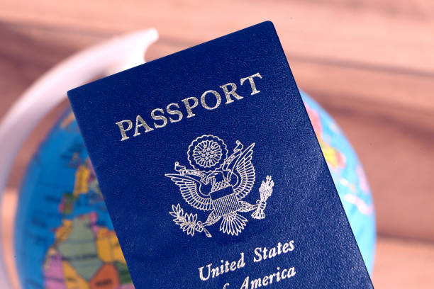istock American passport and a globe 1340710633