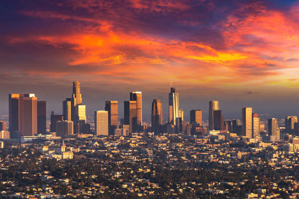 istock Panoramic view of Los Angeles 1340716807
