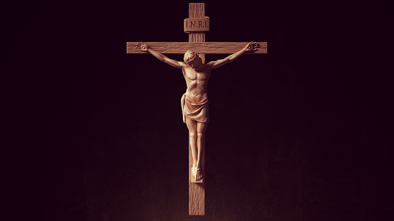 Jesus Christ on the Cross Religious Symbol Catholic Church Religion Art Sculpture
