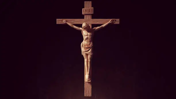 Photo of Jesus Christ on the Cross Religious Symbol Catholic Church Religion Art Sculpture