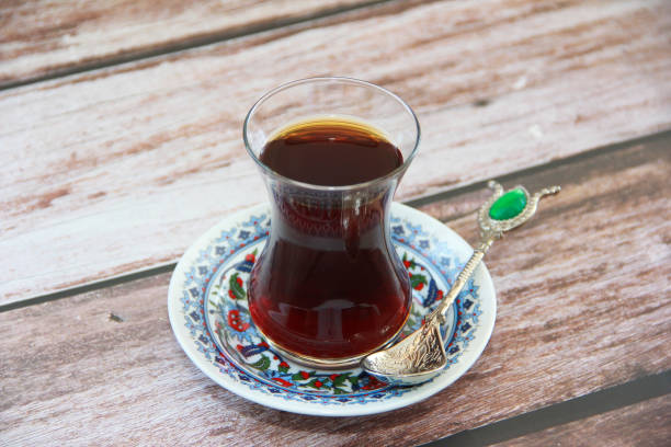 istock black turkish tea in a glass glass 1340727863