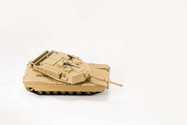 istock Model of the M-1 Abrams tank 1340732086