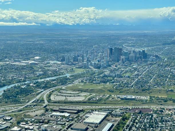 istock Aerial photo of Calgary 1340732158