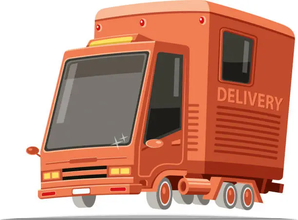 Vector illustration of Delivery pickup