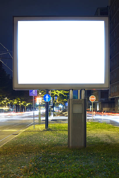 istock Blank billboard in the city street 134073523