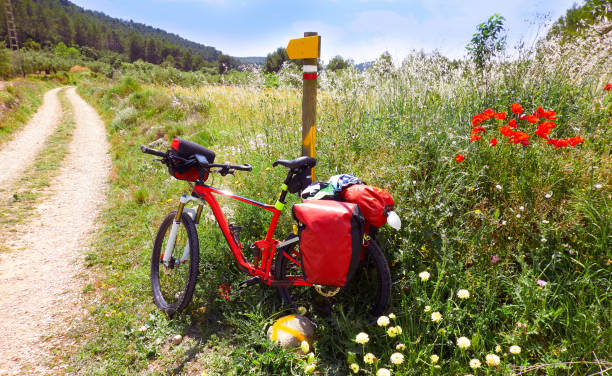 Camino de santiago in bicycle Saint James Way of Levante