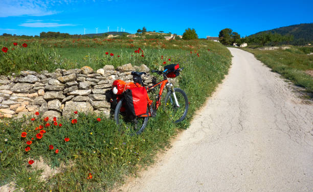 Camino de santiago in bicycle Saint James Way of Levante