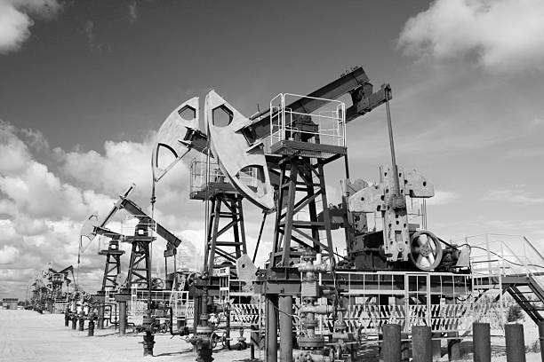 istock Oil field in desert 134073662