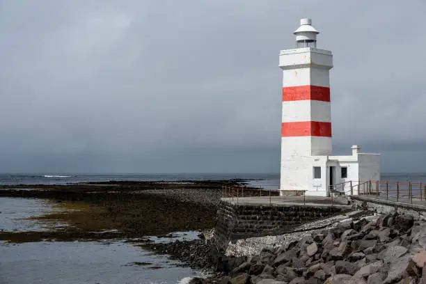 Photo of Garður Old Lighthouse in Iceland