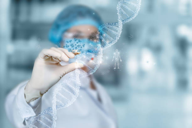 DNA testing concept and paternity test. DNA testing concept and paternity test. Doctor shows DNA sample research on blurred background. paternity stock pictures, royalty-free photos & images