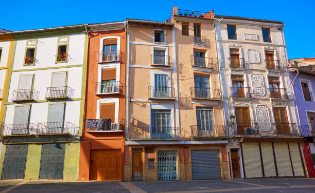 istock Xativa Plaza Mercat square in Valencia 1340743839