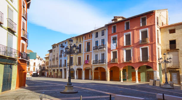 istock Xativa Plaza Mercat square in Valencia 1340743854