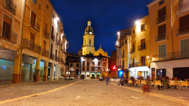 istock Xativa Plaza Mercat square in Valencia 1340743898