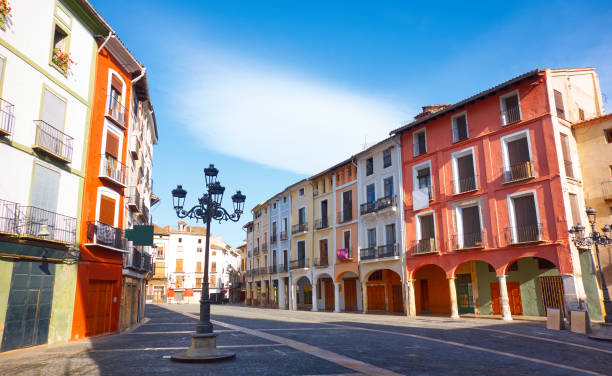 istock Xativa Plaza Mercat square in Valencia 1340743903