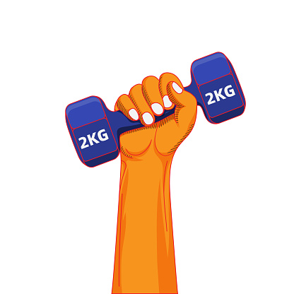 Vector illustration of background of fitness related. Fitness room related.