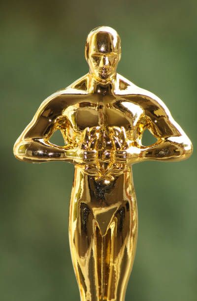 istock Statue in Gold Freed Figure Victory 1340747336