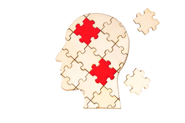 istock Human head silhouette puzzle isolated on white 1340750138