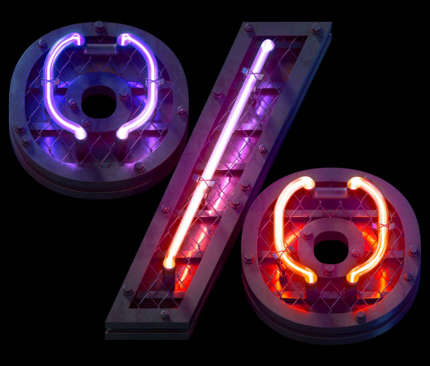 istock Heavy metal ultra neon font. 1340756574