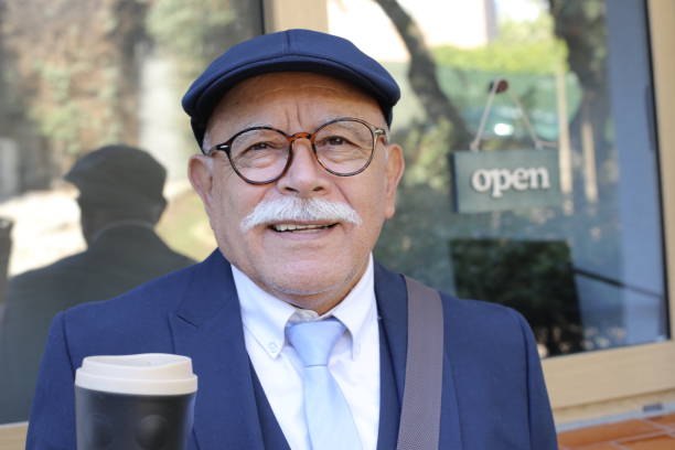 istock Senior businessman with a mustache 1340758783