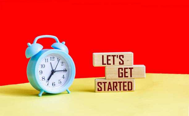 istock A text sign that says Let S Is Get Started . Conceptual photography encourages a demonstration or group to start doing something, motivational call 1340773851