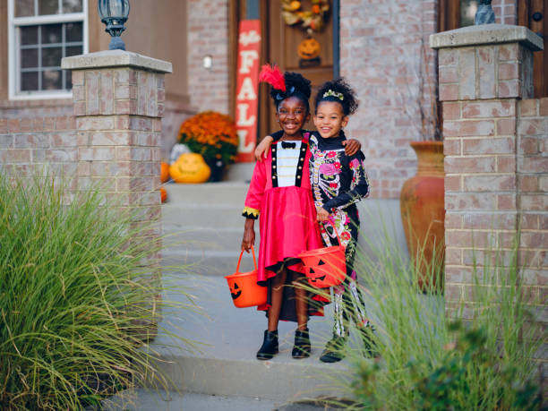 istock Children in Halloween Costume 1340775594