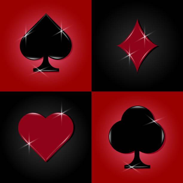 illustrazioni stock, clip art, cartoni animati e icone di tendenza di ragnatela - ace of spades