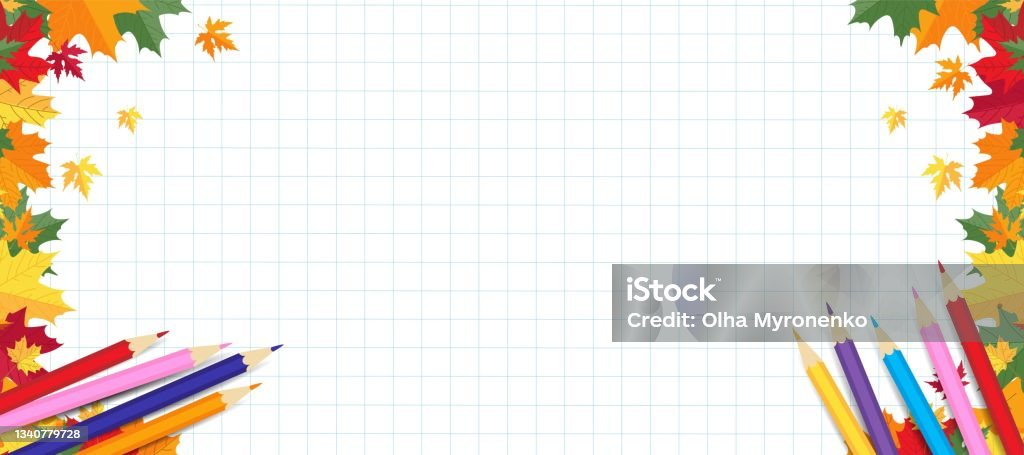 Fall Class Background Educational Autumn Background Stock Illustration - Download Image Now ...