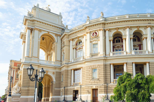 Odessa State Academic Opera and Ballet Theater Odessa, Ukraine, September 24, 2019: Odessa State Academic Opera and Ballet Theater. odessa ukraine stock pictures, royalty-free photos & images