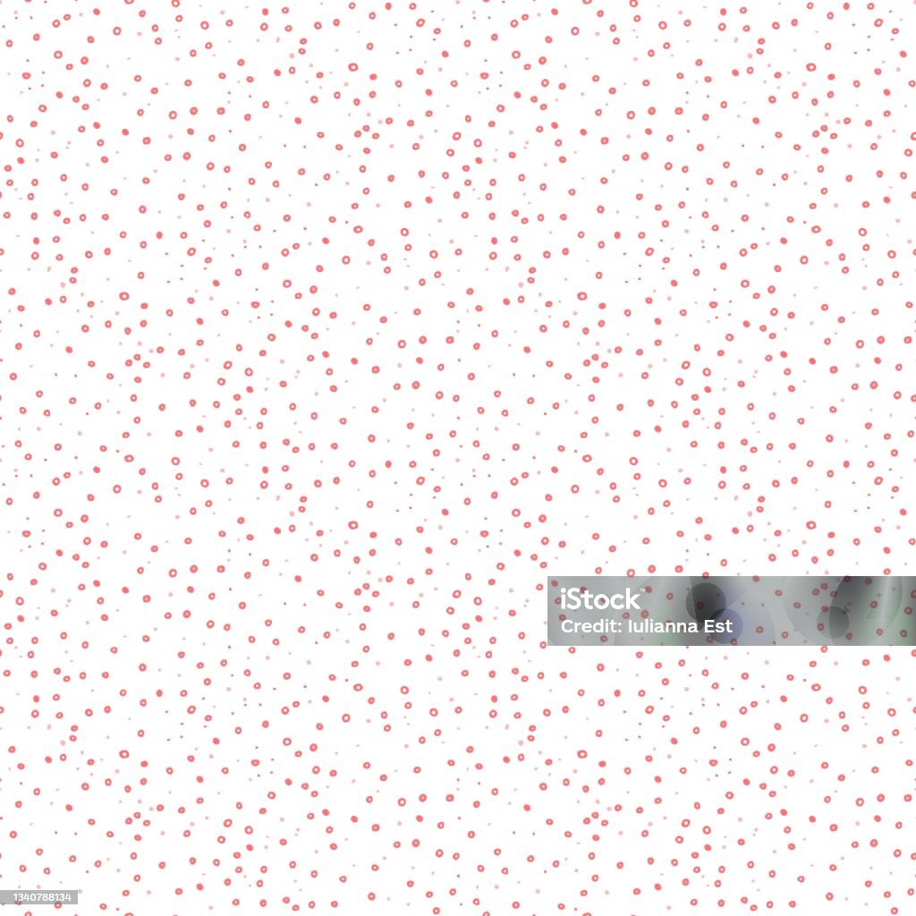 Red Dot Patterns Texture Red Dot Pattern Stock Illustration - Download Image Now - Backgrounds ...