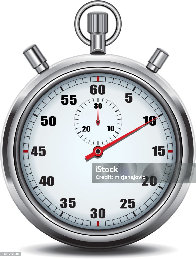 stopwatch Vector illustration of stopwatch Clock stock vector