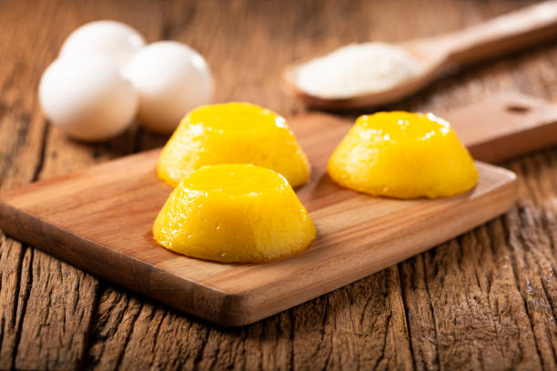 istock Quindim. Traditional Portuguese egg-based dessert. 1340794982