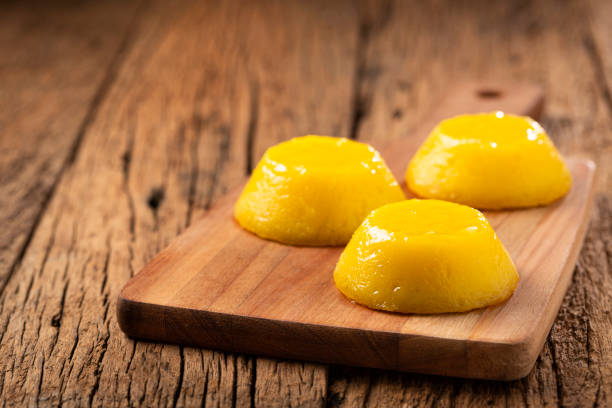 istock Quindim. Traditional Portuguese egg-based dessert. 1340794990