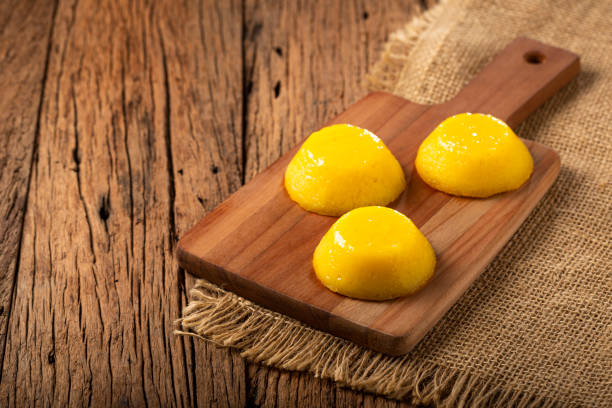 istock Quindim. Traditional Portuguese egg-based dessert. 1340794994