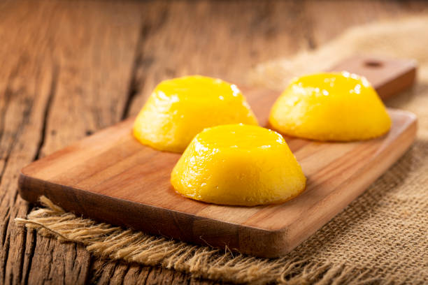 istock Quindim. Traditional Portuguese egg-based dessert. 1340795005