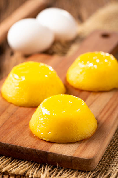 istock Quindim. Traditional Portuguese egg-based dessert. 1340795009