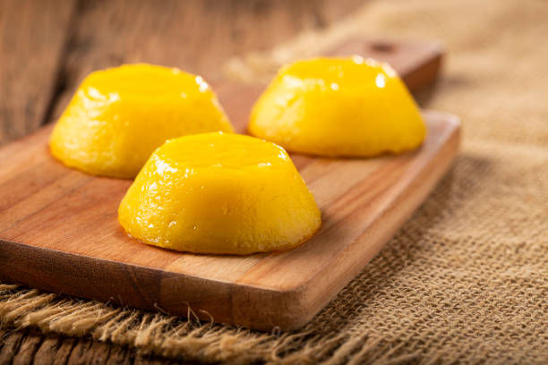 istock Quindim. Traditional Portuguese egg-based dessert. 1340795011