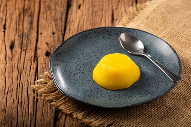 istock Quindim. Traditional Portuguese egg-based dessert. 1340795048