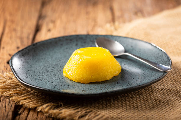 istock Quindim. Traditional Portuguese egg-based dessert. 1340795051