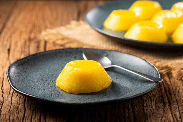 istock Quindim. Traditional Portuguese egg-based dessert. 1340795054
