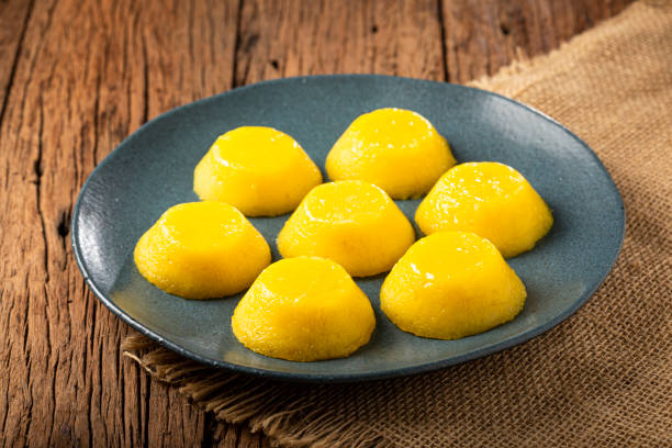 istock Quindim. Traditional Portuguese egg-based dessert. 1340795215
