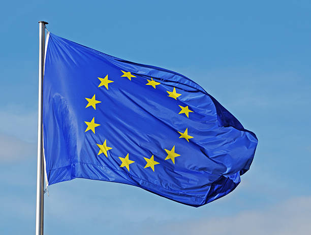 flag of the european union - 布魯塞爾 首都區 個照片及圖片檔