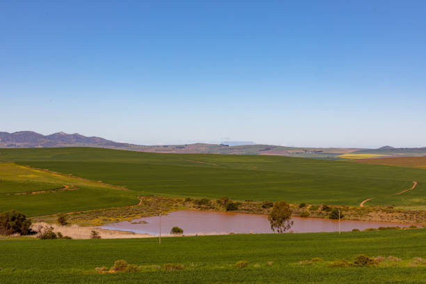 istock General view of countryside landscape with cloudy sky 1340800588
