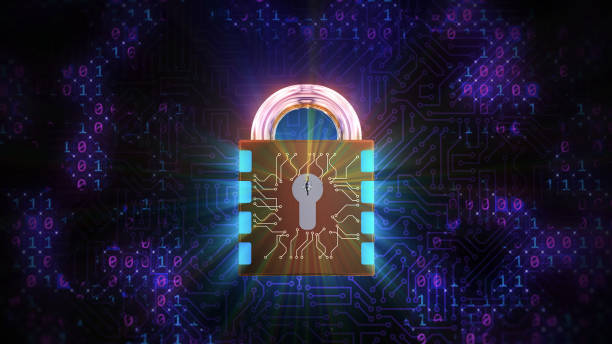 istock 3D rendering of a combination lock. Cybersecurity of digital data, protection against hacker attacks and hacking of computer data transmission networks 1340803981