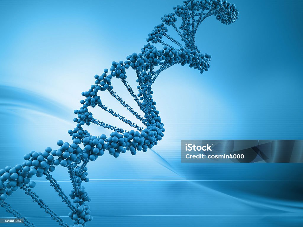 Ilustración Digital de ADN - Foto de stock de ADN libre de derechos