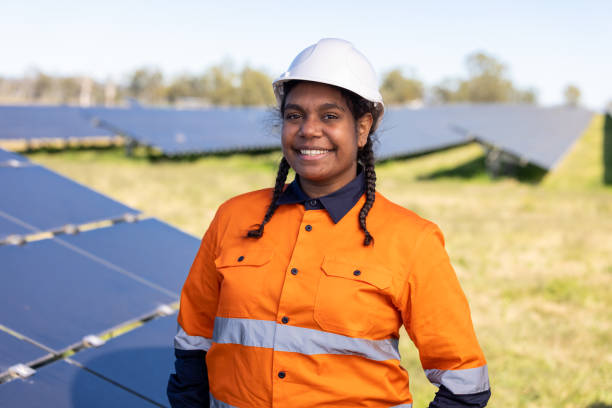 istock Portrait Of Female Aboriginal Australian Worker 1340816607