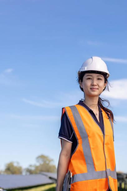 istock Portrait Of Female Chinese Engineer 1340816736