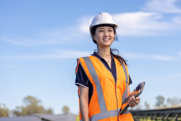 istock Portrait Of Female Chinese Engineer 1340816740