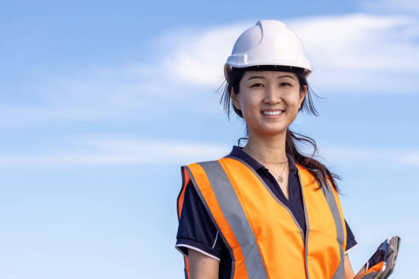 istock Portrait Of Female Chinese Engineer 1340816741